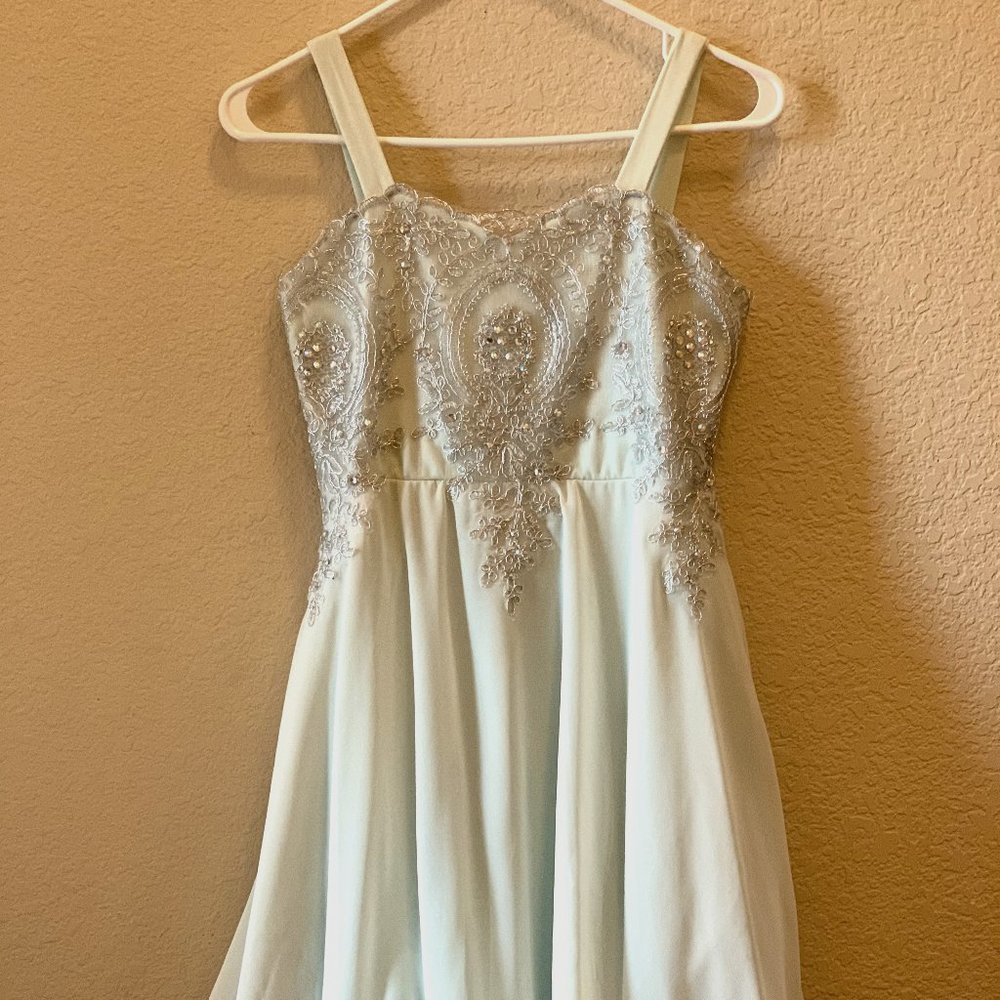 Tween Diva Mint Dress, Size 14